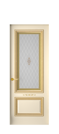 Багет А11 ДО | Слоновая кость патина золото