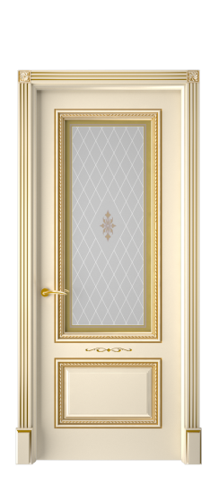 Багет А11 ДО | Слоновая кость патина золото