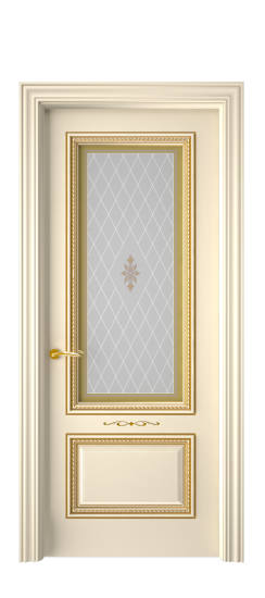 Багет А11 ДО | Слоновая кость патина золото