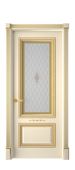 Багет А11 ДО | Слоновая кость патина золото