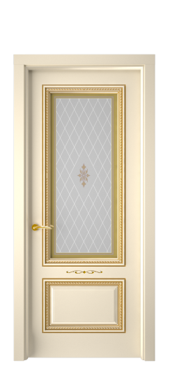 Багет А11 ДО | Слоновая кость патина золото