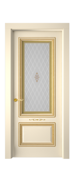 Багет А11 ДО | Слоновая кость патина золото