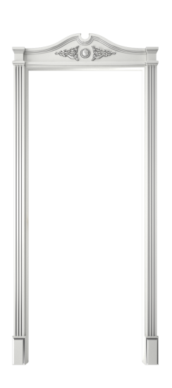 Болонья ДО | Белая эмаль патина серебро