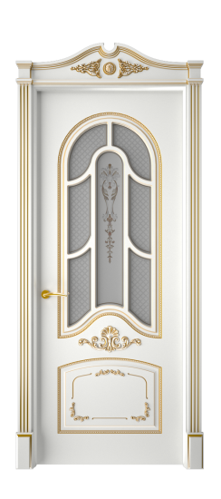 Болонья ДО | Белая эмаль патина золото