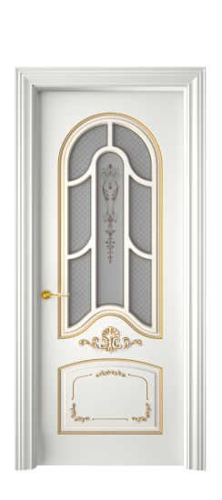 Болонья ДО | Белая эмаль патина золото