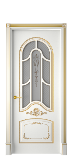 Болонья ДО | Белая эмаль патина золото