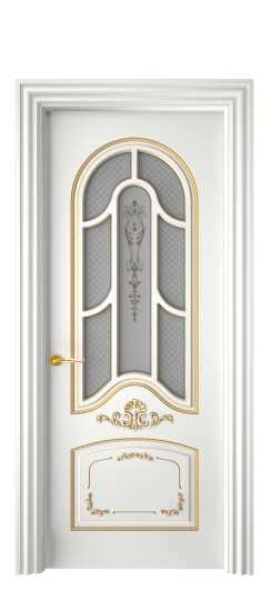 Болонья ДО | Белая эмаль патина золото