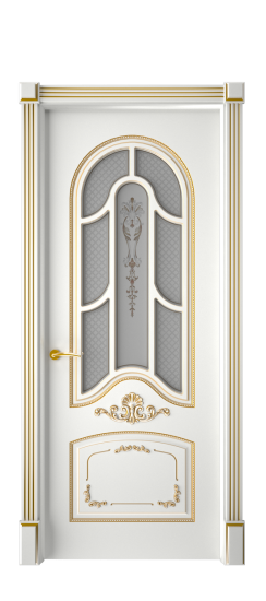 Болонья ДО | Белая эмаль патина золото