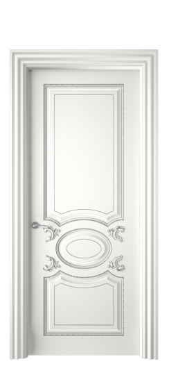 Галант ДГ | Белая эмаль патина серебро