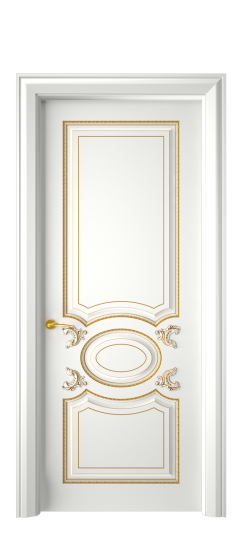 Галант ДГ | Белая эмаль патина золото