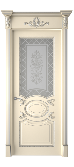 Галант ДО | Слоновая кость патина серебро