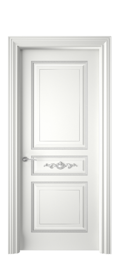 Лацио ДГ | Белая эмаль патина серебро