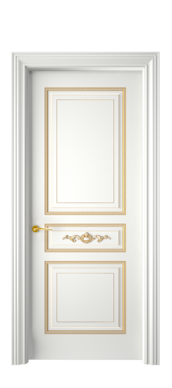 Лацио ДГ | Белая эмаль патина золото