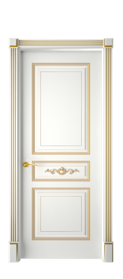 Лацио ДГ | Белая эмаль патина золото