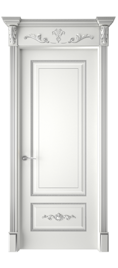 Леон ДГ | Белая эмаль патина серебро