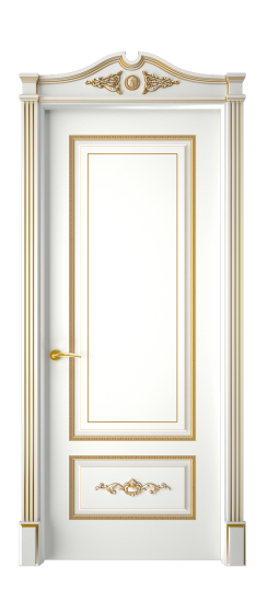 Леон ДГ | Белая эмаль патина золото