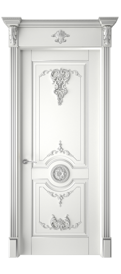 Марокко ДГ | Белая эмаль патина серебро