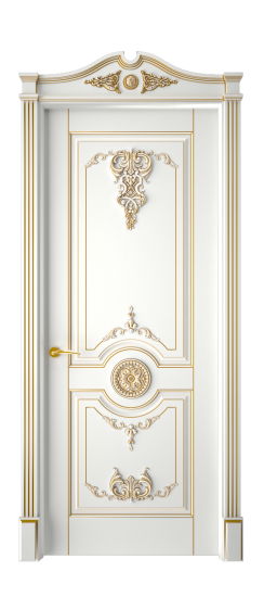 Марокко ДГ | Белая эмаль патина золото