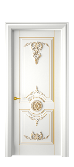 Марокко ДГ | Белая эмаль патина золото