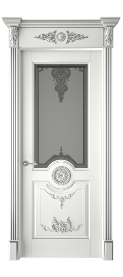 Марокко ДО | Белая эмаль патина серебро