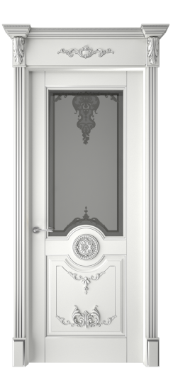 Марокко ДО | Белая эмаль патина серебро