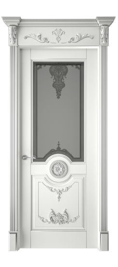 Марокко ДО | Белая эмаль патина серебро