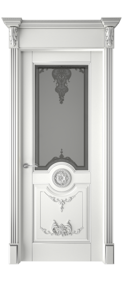 Марокко ДО | Белая эмаль патина серебро