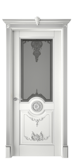 Марокко ДО | Белая эмаль патина серебро