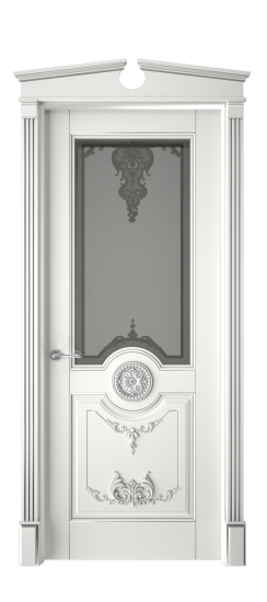 Марокко ДО | Белая эмаль патина серебро