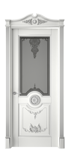 Марокко ДО | Белая эмаль патина серебро