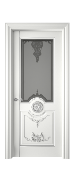 Марокко ДО | Белая эмаль патина серебро