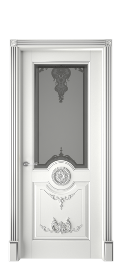 Марокко ДО | Белая эмаль патина серебро