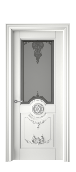 Марокко ДО | Белая эмаль патина серебро