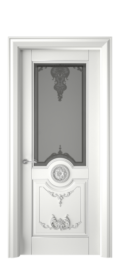 Марокко ДО | Белая эмаль патина серебро