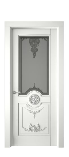 Марокко ДО | Белая эмаль патина серебро