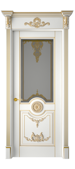 Марокко ДО | Белая эмаль патина золото