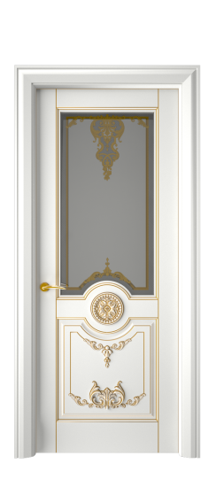 Марокко ДО | Белая эмаль патина золото