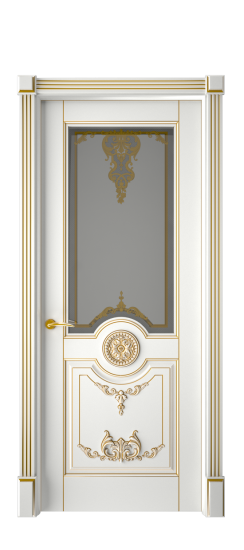 Марокко ДО | Белая эмаль патина золото