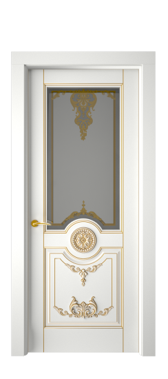 Марокко ДО | Белая эмаль патина золото