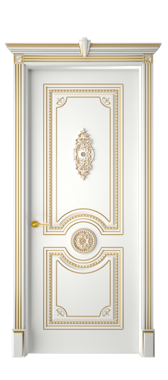 Монако ДГ | Белая эмаль патина золото