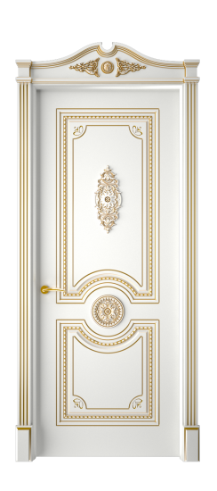 Монако ДГ | Белая эмаль патина золото