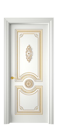 Монако ДГ | Белая эмаль патина золото