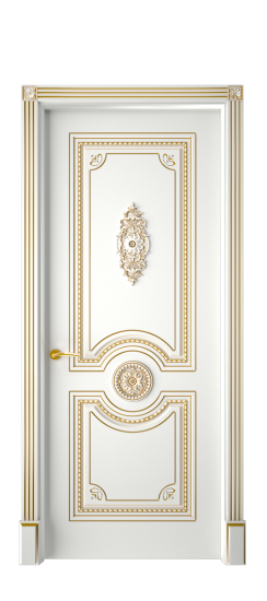 Монако ДГ | Белая эмаль патина золото