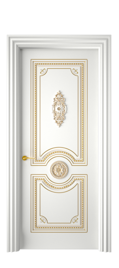 Монако ДГ | Белая эмаль патина золото