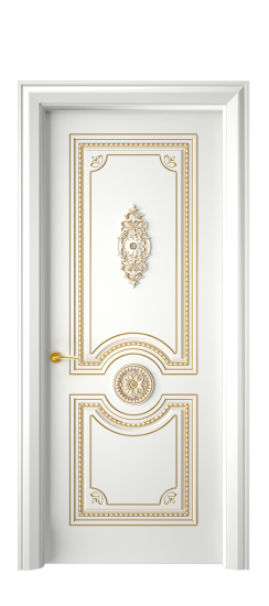 Монако ДГ | Белая эмаль патина золото