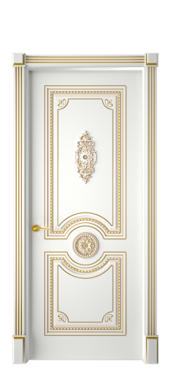 Монако ДГ | Белая эмаль патина золото