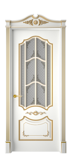 Сарагоса ДО | Белая эмаль патина золото