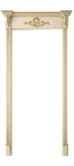 Александрия ДГ | Слоновая кость патина золото