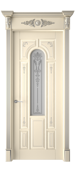 Готика 2/1 ДО | Слоновая кость патина серебро