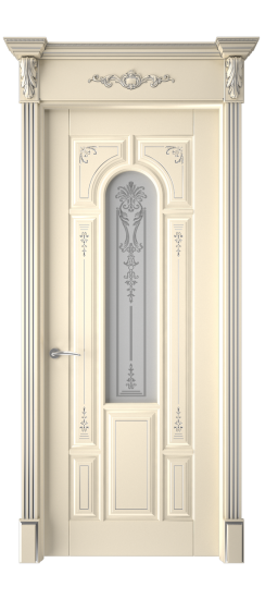 Готика 2/1 ДО | Слоновая кость патина серебро